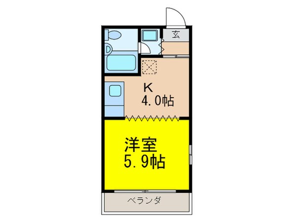 栄ｽｶｲﾀｳﾝの物件間取画像